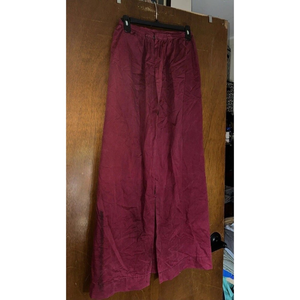 Red skirt women Small Handmade Renaissance Dickens Fair From Opera Costume Vtg